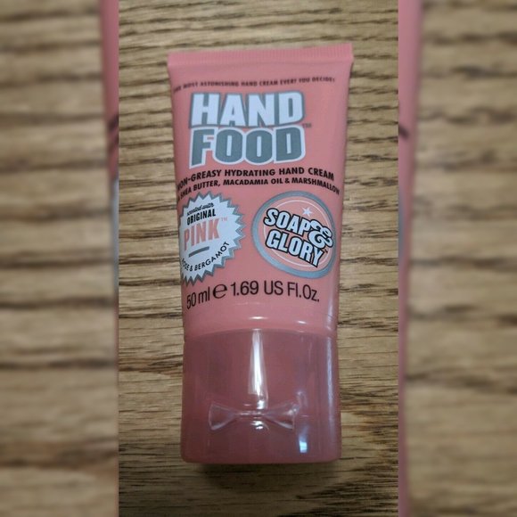 Soap & Glory Hand Food Hydrating Cream Original Pink 1.69 Fl Oz Travel Size - Picture 1 of 3